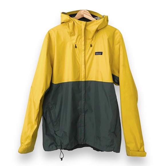 Patagonia Other - Patagonia Torrentshell 2.5L Waterproof Jacket Grey/Yellow, Men’s Size Large